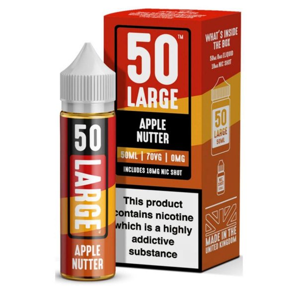 50 large apple nutter 50ml 70vg 0mg includes nic shot available at dispergo vaping uk