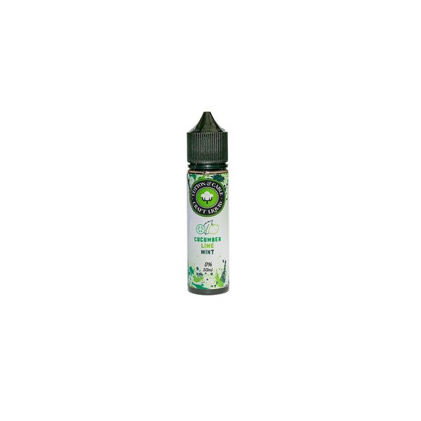 Cotton & cable craft e-liquid cucumber lime mint 50ml shortfill available at dispergo vaping uk