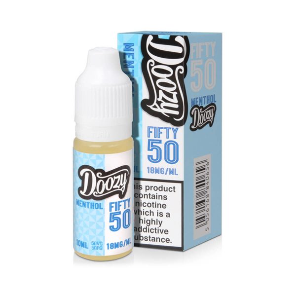 Doozy fifty 50 10ml menthol available at dispergo vaping uk