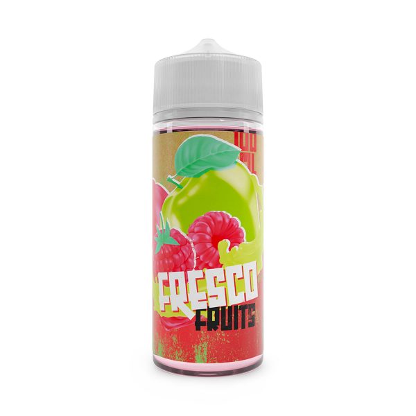 Fresco fruits raspberry and apple 100ml shortfill e-liquid Available at dispergo vaping uk