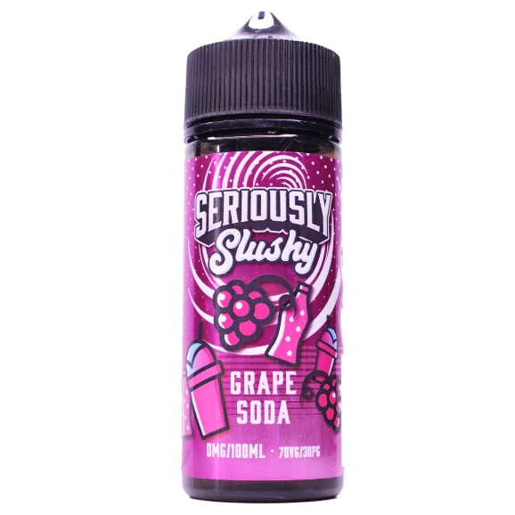 Seriously Slushy Grape Soda 100ml Shortfill E-Liquid 70/30 0mg Available At Dispergo Vaping UK