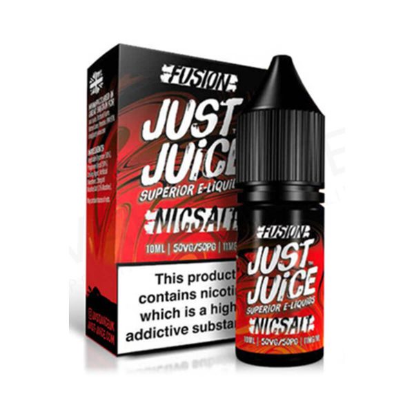 Fusion Just juice superior e-liquids nic salt 10ml Available at dispergo vaping uk