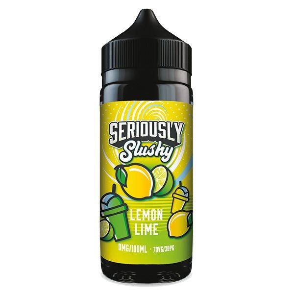 Seriously slushy 100ml e-liquid available at dispergo vaping uk, in lemon & lime