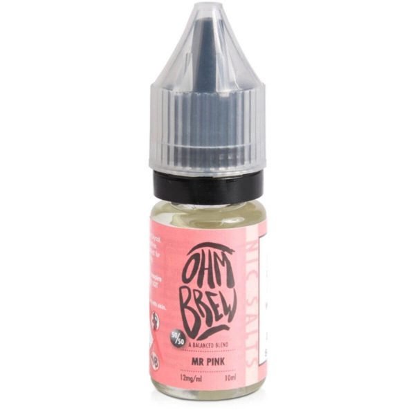 Ohm brew mr pink nic salt 10ml e-liquid Available at dispergo vaping uk