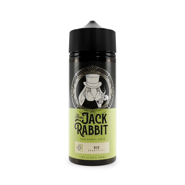 Available at dispergo vaping uk, The original jack rabbit rio shortfill fine e-liquid 100ml