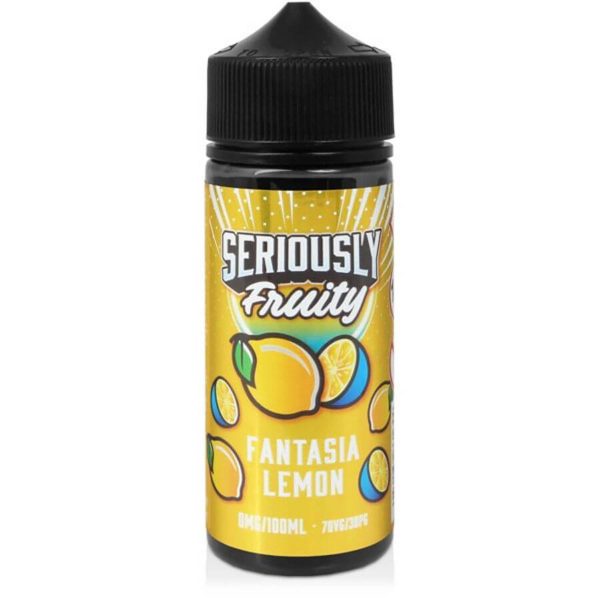 Available at dispergo vaping uk, seriously fruity fantasia lemon 0mg 100ml shortfill e-liquid