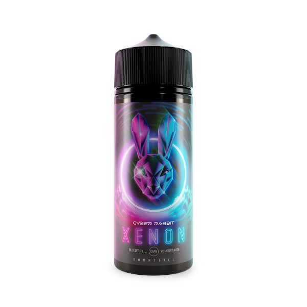 Cyber rabbit xenon blueberry pomegranate 100ml e-liquid, Available at dispergo vaping uk