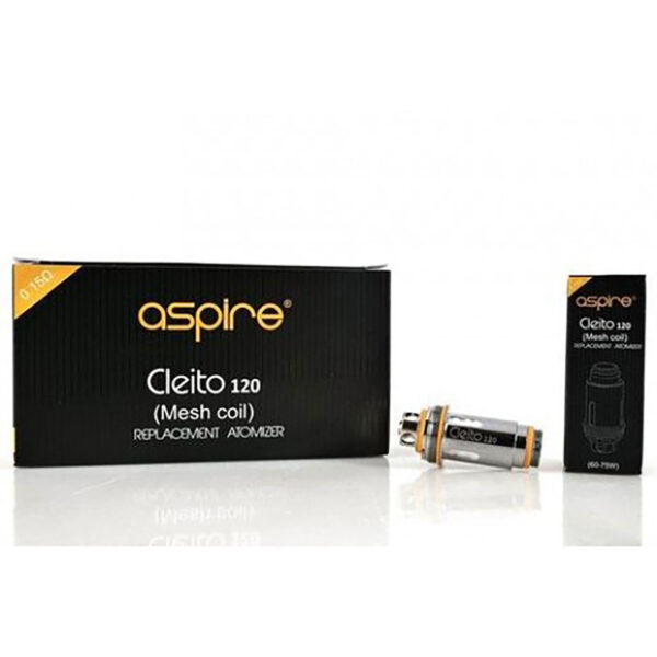 Available at dispergo vaping uk, Aspire cleito 120 (mesh coil)