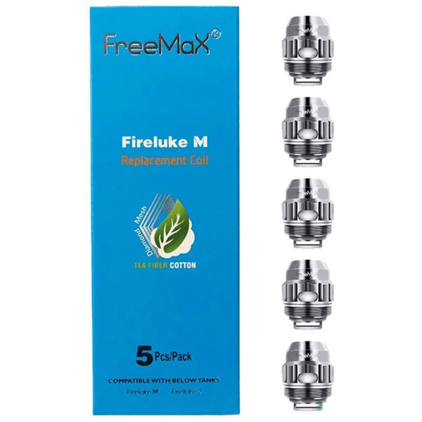 Available at dispergo vaping uk, Freemax fireluke tx3 replacement coils 5pcs