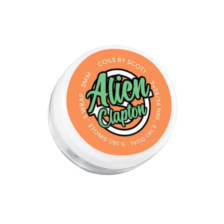 scott-handmade-coils-alien-clapton-0.14 Available at dispergo vaping uk, coils by Scott, alien clapton