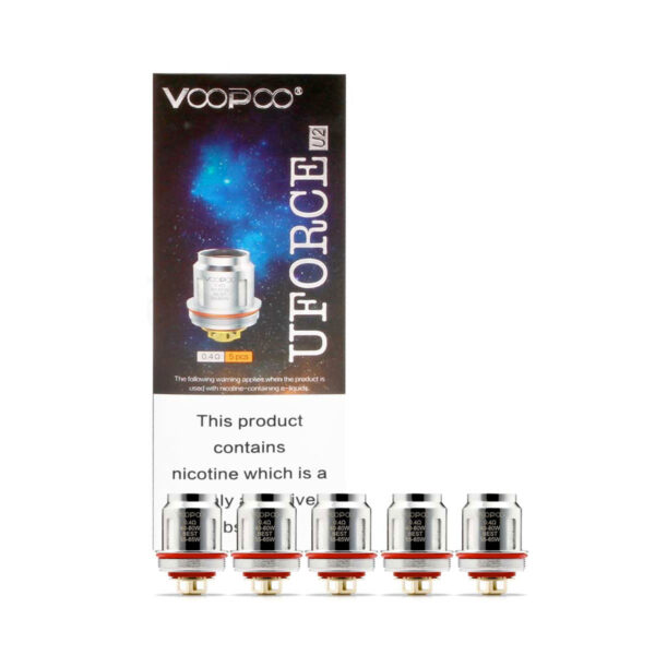 Available at dispergo vaping uk, Voopoo uforce vape coils 0.4 5pcs