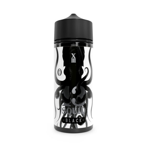 13 squid black shortfill 100ml e-liquid available at dispergo vaping uk