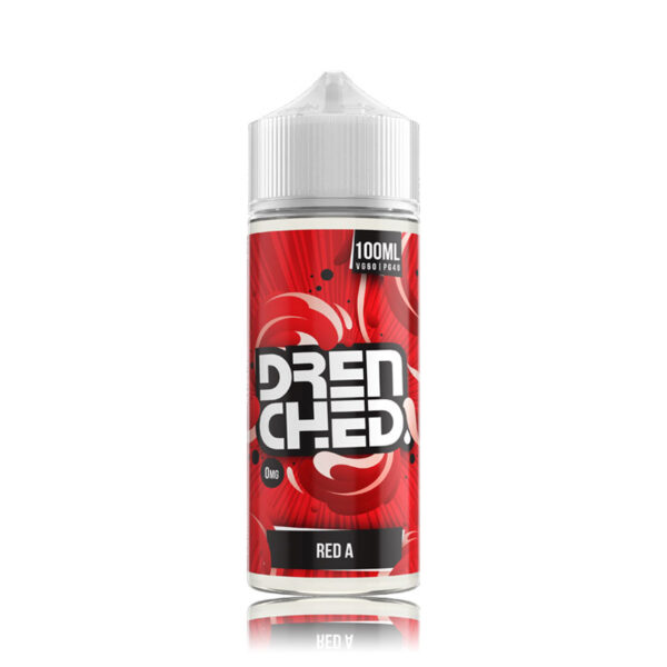 Drenched red A 100ml shortfill e-liquid available at dispergo vaping uk