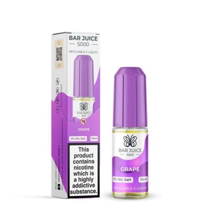 grape-bar-juice-10ml-uk Bar juice 5000 10ml nic salt e-liquid grape available at dispergo vaping uk