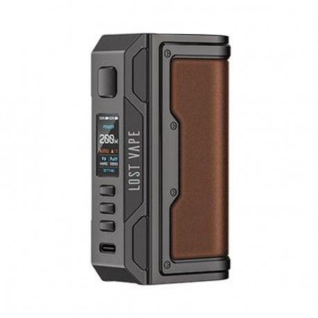 Lost vape thelema quest 200w mod in gunmetal available at dispergo vaping uk