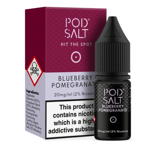 blueberry pomegranate 20mg pod salt available at dispergo vaping uk