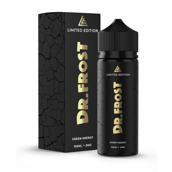 Limited edition, Dr frost green energy 100ml e-liquid available at dispergo vaping uk, the ultimate range by collaborating with some of vaping’s most reputable e-liquid brands