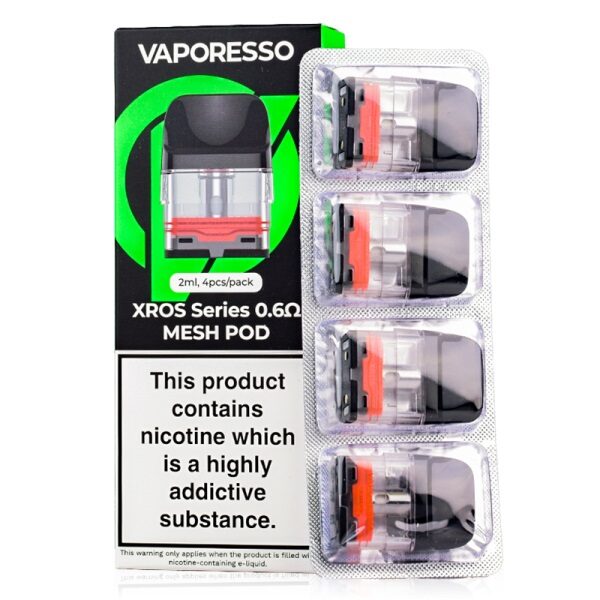 Vaporesso Xros series 0.6 Replacement Pods Available At Dispergo Vaping UK