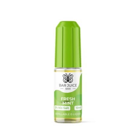 Bar juice 5000 fresh mint 10ml nic salt available at dispergo vaping uk
