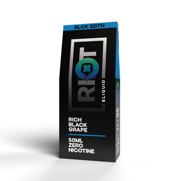 Riot hybrid 100ml shortfill e-liquid rich black grape available at dispergo vaping uk