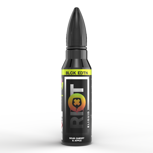 Riot hybrid 100ml shortfill e-liquid sour cherry & apple available at dispergo vaping uk