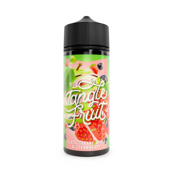Tangle fruit 100ml shortfill e-liquid blackcurrant apple & strawberry available at dispergo vaping uk