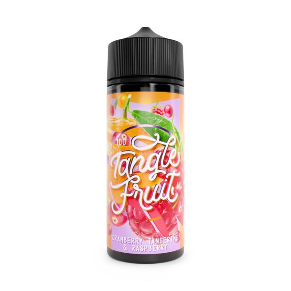 Tangle fruit 100ml shortfill e-liquid cranberry tangerine & raspberry available at dispergo vaping uk