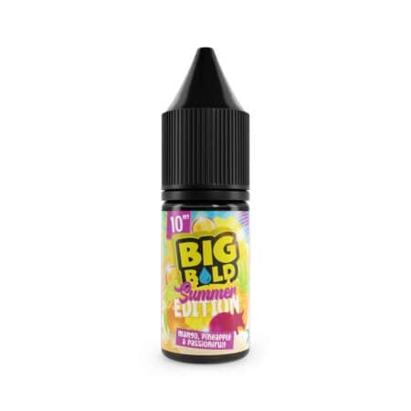 Big bold summer edition 10ml nic salts, mango, pineapple & passionfruit available at dispergo vaping uk