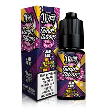 jam-tart-doozy-temptation-nic-salt-uk (2) Doozy temptations naughty but nice desserts, 20mg 10ml jam tart available at dispergo vaping uk