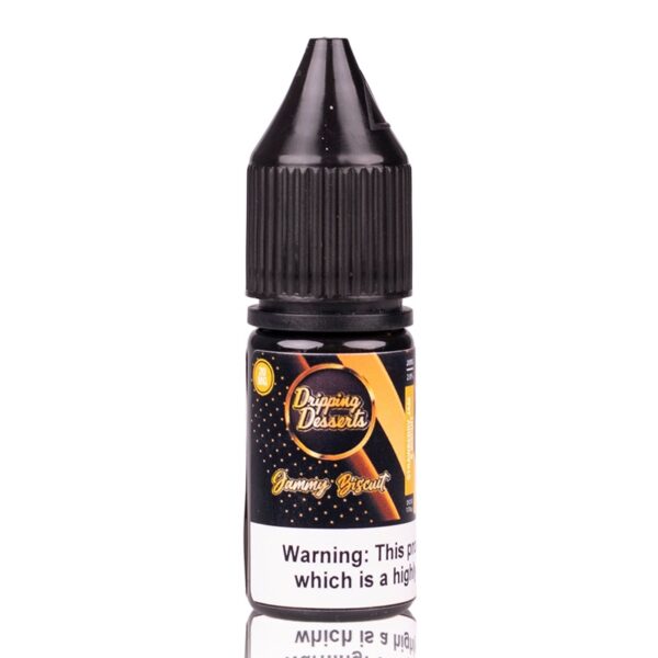 Dripping desserts 10ml nic salts jammy biscuit available at dispergo vaping uk