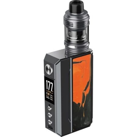 tropical-orange-drag-4-vape-kit-voopoo-uk gunmetal tropical orange voopoo drag 4 vape kit uk