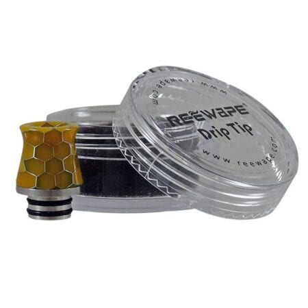 yellow-510-drip-tip-reewape-uk Reewape 510 yellow drip tip available at dispergo vaping uk