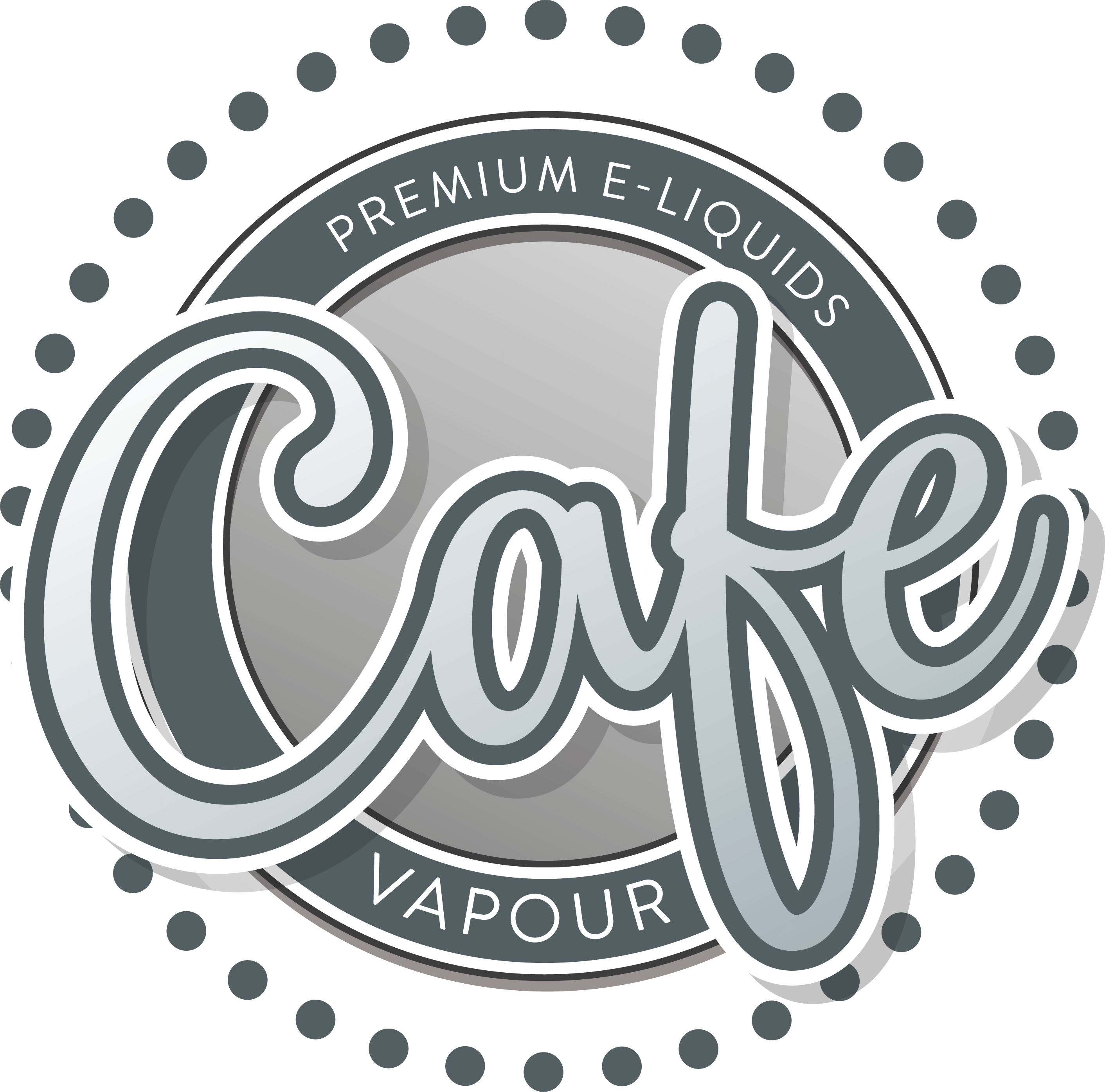 Premium e-liquids, cafe logo uk