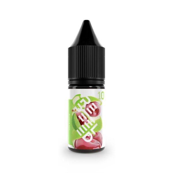 Lime and Cherry flavoured e-liquid 10ml nic salt by repeeled 10ml bottle
