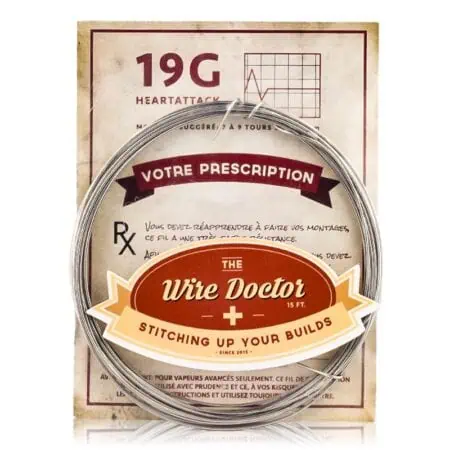 The wire doctor 19g competition wire available at dispergo vaping uk