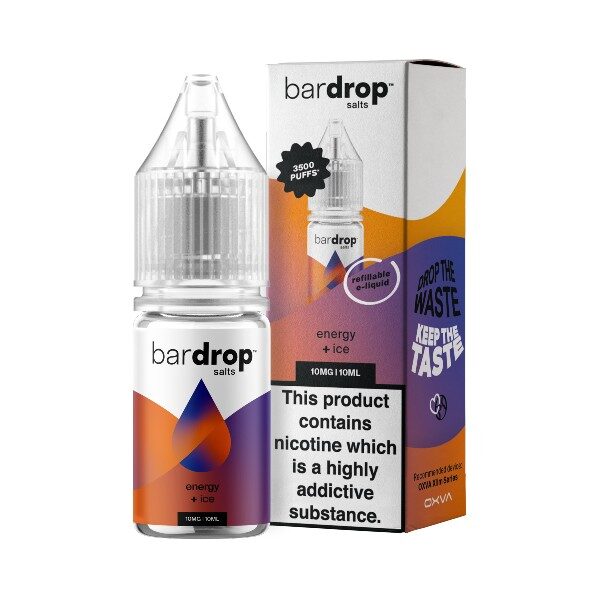 energy ice flavour e-liquid 3500 puff by bar drop