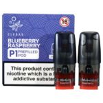 Elfbar Pre-Filled Pod 20mg x2 In Blueberry raspberry, designed to be used in the rechargeable Elfbar Mate devices. Available At Dispergo Vaping UK
