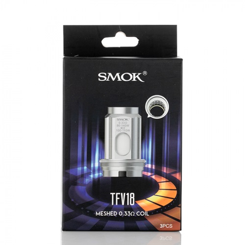 Smok TFV18 Replacement Meshed 0.33 Coil 3pcs Available At Dispergo Vaping UK
