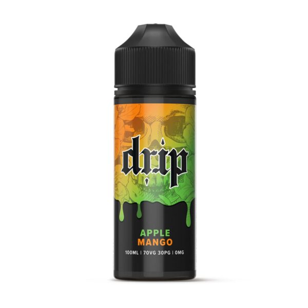 Available At Dispergo Vaping UK, Drip E-Liquid 100ml 70/30 0mg Apple Mango