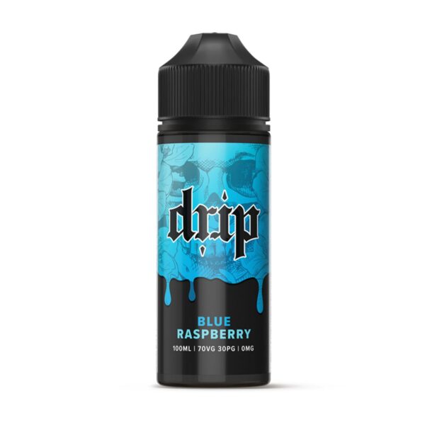 Available At Dispergo Vaping UK, Drip E-Liquid 100ml 70/30 0mg Blue Raspberry
