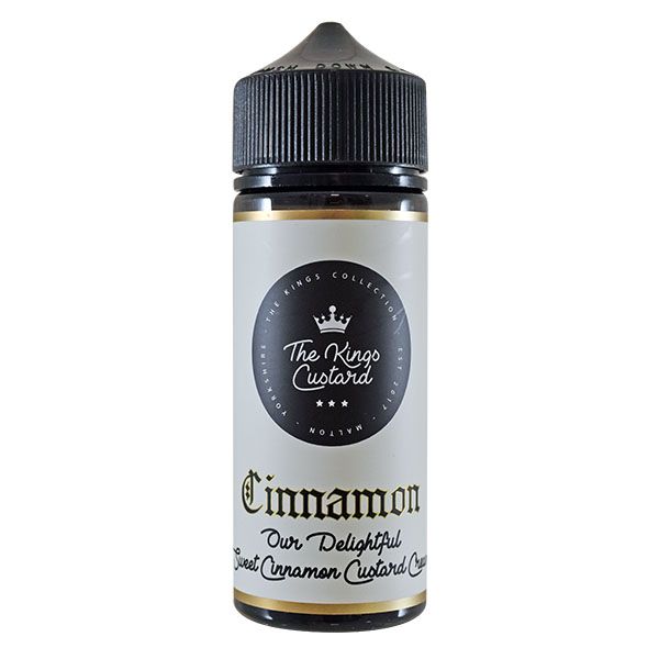 cinnamon custard 100ml e-liquid by the kings custard