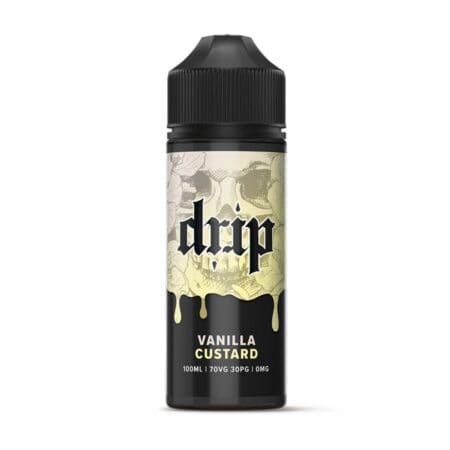 vanilla-custard-drip-eliquid-100ml-uk vanilla custard e-liquid 100ml by drip e-liquids