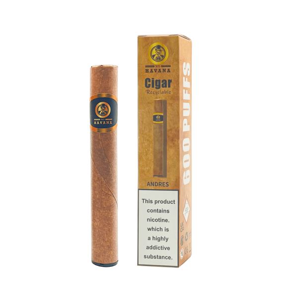XO Havana Cigar Disposable Device 20mg Andres Available At Dispergo Vaping UK