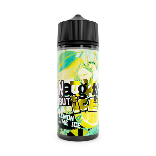Naughty But Ice, Lemon Lime Ice Shortfill E-Liquid 100ml Available At Dispergo Vaping UK