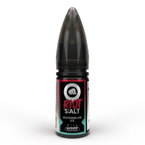 Riot Squad Available At Dispergo Vaping UK, Riot Salt Watermelon Ice With Hybrid Nicotine, 10ml Nic Salt