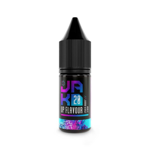 Available At Dispergo Vaping UK, JAKD UP Flavour Cyber Rabbit Xenon 10 ml Nic Salts