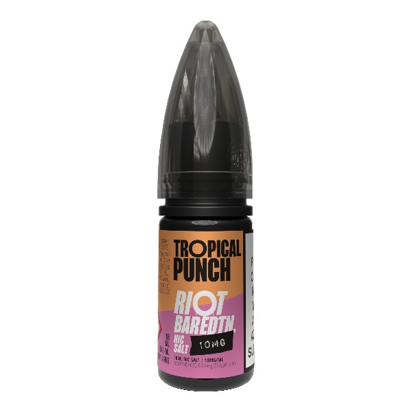 Available At Dispergo Vaping UK, Riot Squad Bar Edition Nic Salt 10ml In Tropical Punch