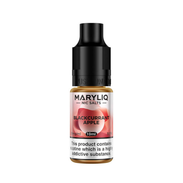 Get Your Maryliq Nic Salt's In Blackcurrant Apple Available At Dispergo Vaping, This Range Consists Of The Same Flavours As What You Would Find In The Lost Mary Disposables