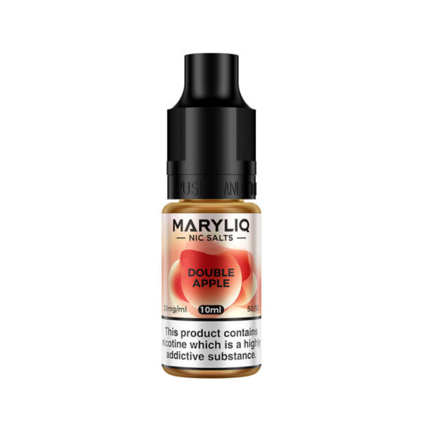 Get Your Maryliq Nic Salt's In Double Apple Available At Dispergo Vaping, This Range Consists Of The Same Flavours As What You Would Find In The Lost Mary Disposables