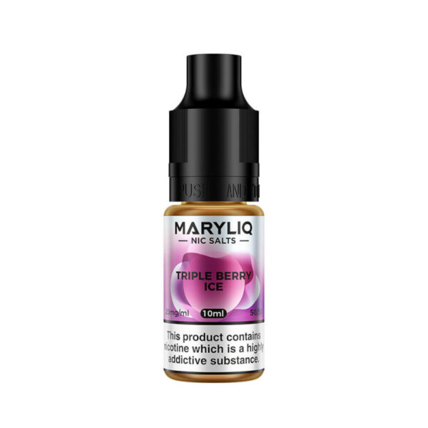 Get Your Maryliq Nic Salt's In Triple Berry Ice Available At Dispergo Vaping, This Range Consists Of The Same Flavours As What You Would Find In The Lost Mary Disposables